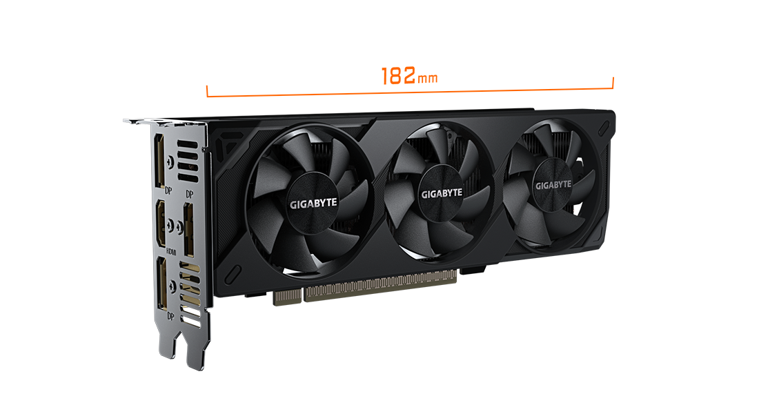 GIGABYTE Low Profile GeForce RTX 5060 Graphics Card GV-N5060OC-8GL